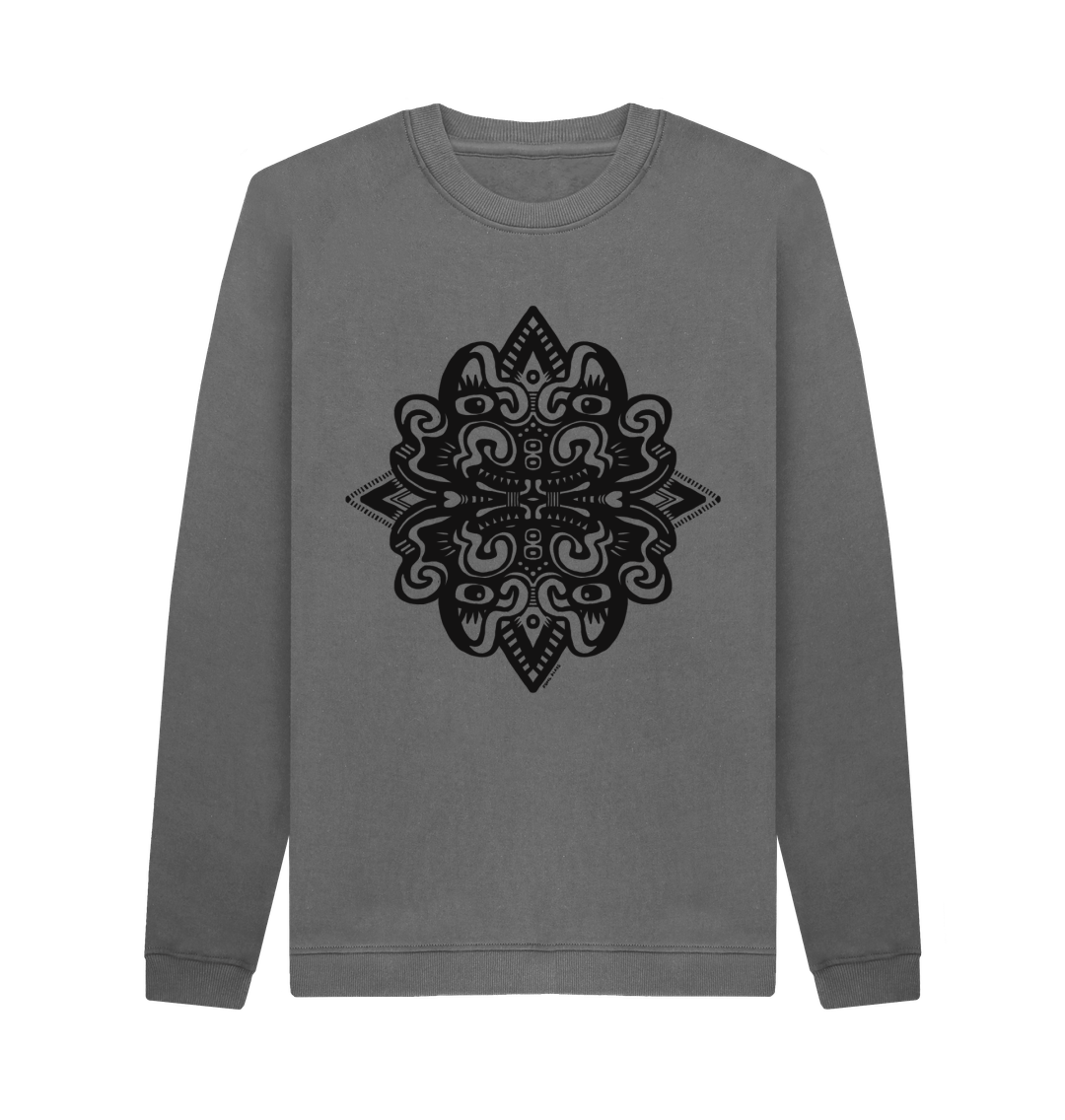 Slate Grey Catnip Organic Cotton Unisex Sweater