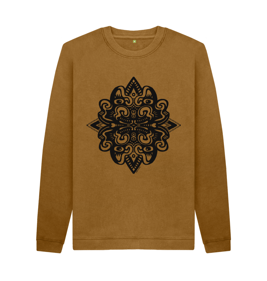 Brown Catnip Organic Cotton Unisex Sweater