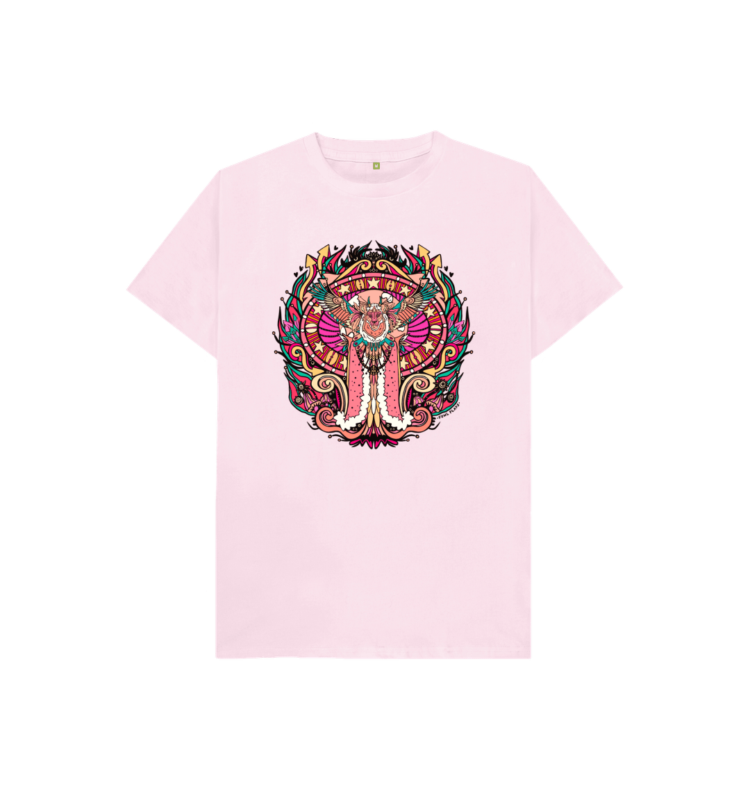 Pink Flying Lion Kids Unisex T-shirt Pink