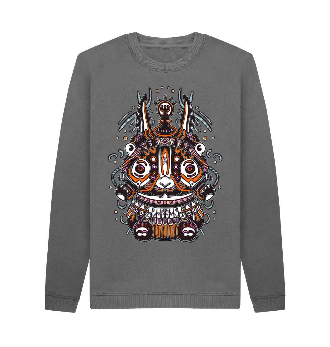 Slate Grey Forest Spirit Organic Cotton Unisex Sweater