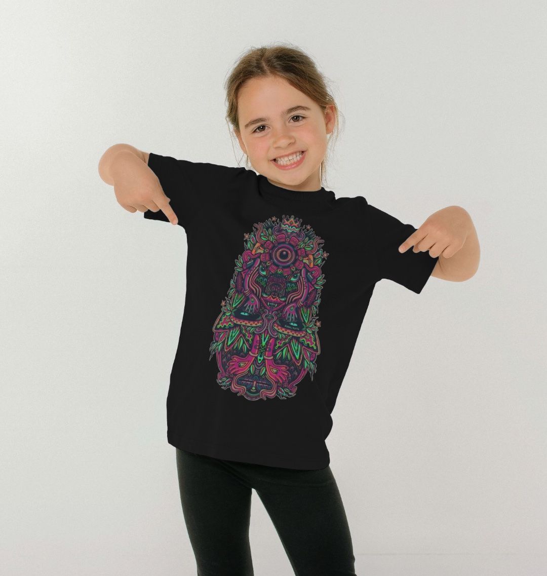 That Magic Sound Organic Cotton Unisex Kids T-shirt Plum