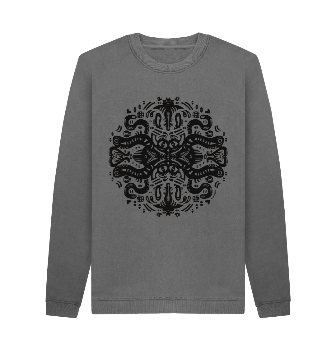 Slate Grey Squid Games Organic Cotton Unisex Sweater