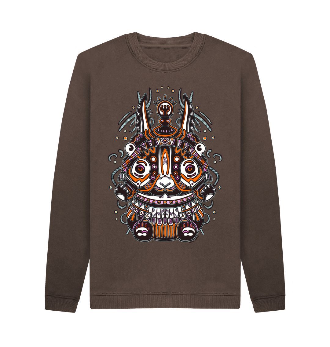 Chocolate Forest Spirit Organic Cotton Unisex Sweater