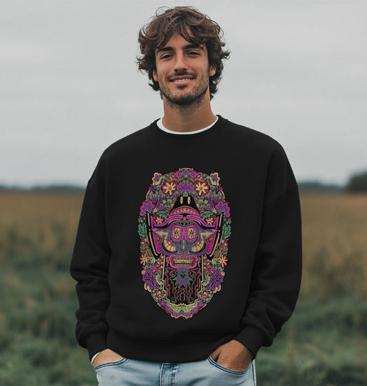 Mushroom Man Unisex Organic Cotton Oversized Sweater Original