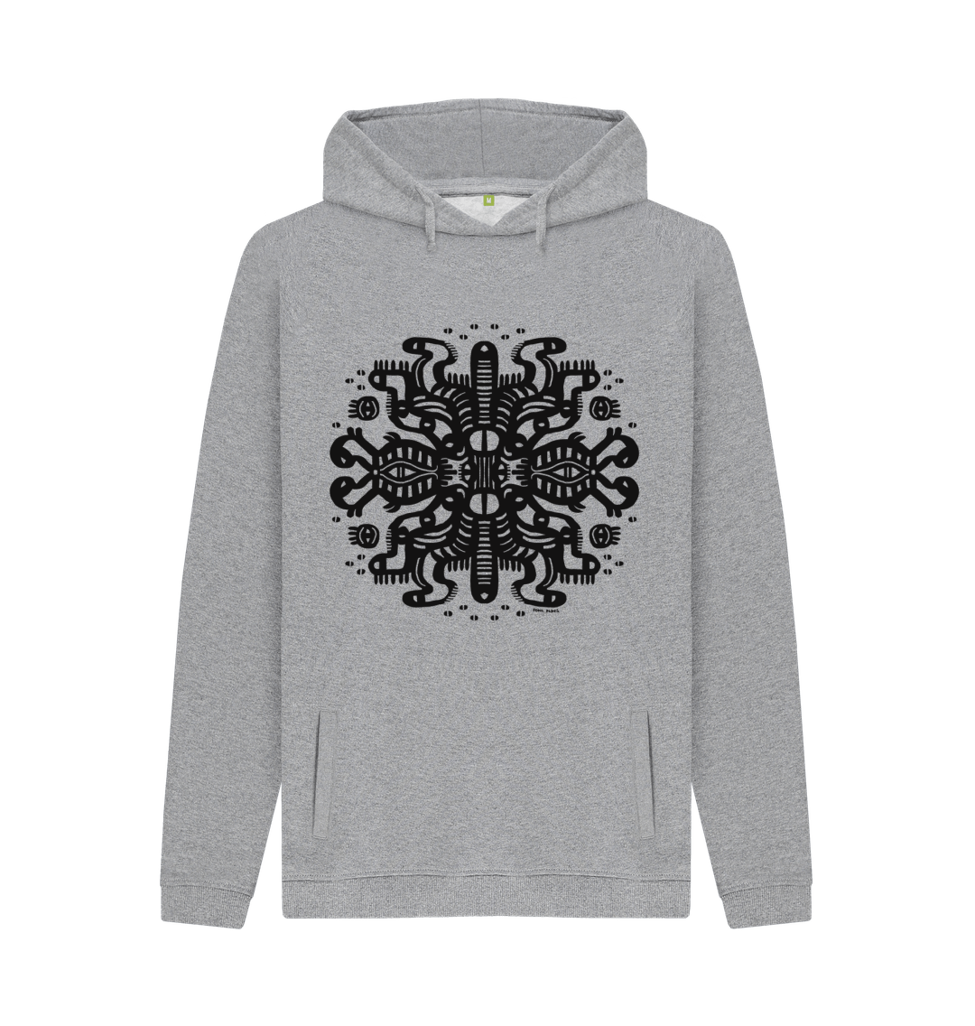 Light Heather Squidmates Organic Cotton Unisex Hoodie