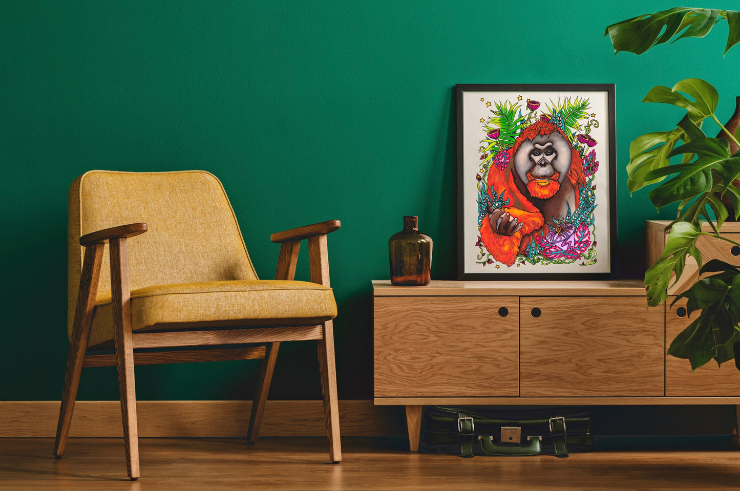 SALE Orangutang Archival Art Print