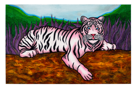 SALE White Tiger Archival Art Print